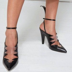 Calvin Klein 205W39NYC Kai 105 black leather heels